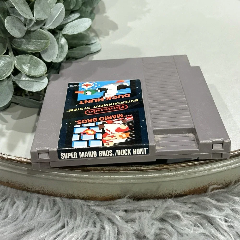 Vintage 1985 Nintendo NES Super Mario Bros. Duck Hunt Cartridge